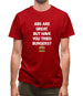 Abs Are Great, Burgers Mens T-Shirt