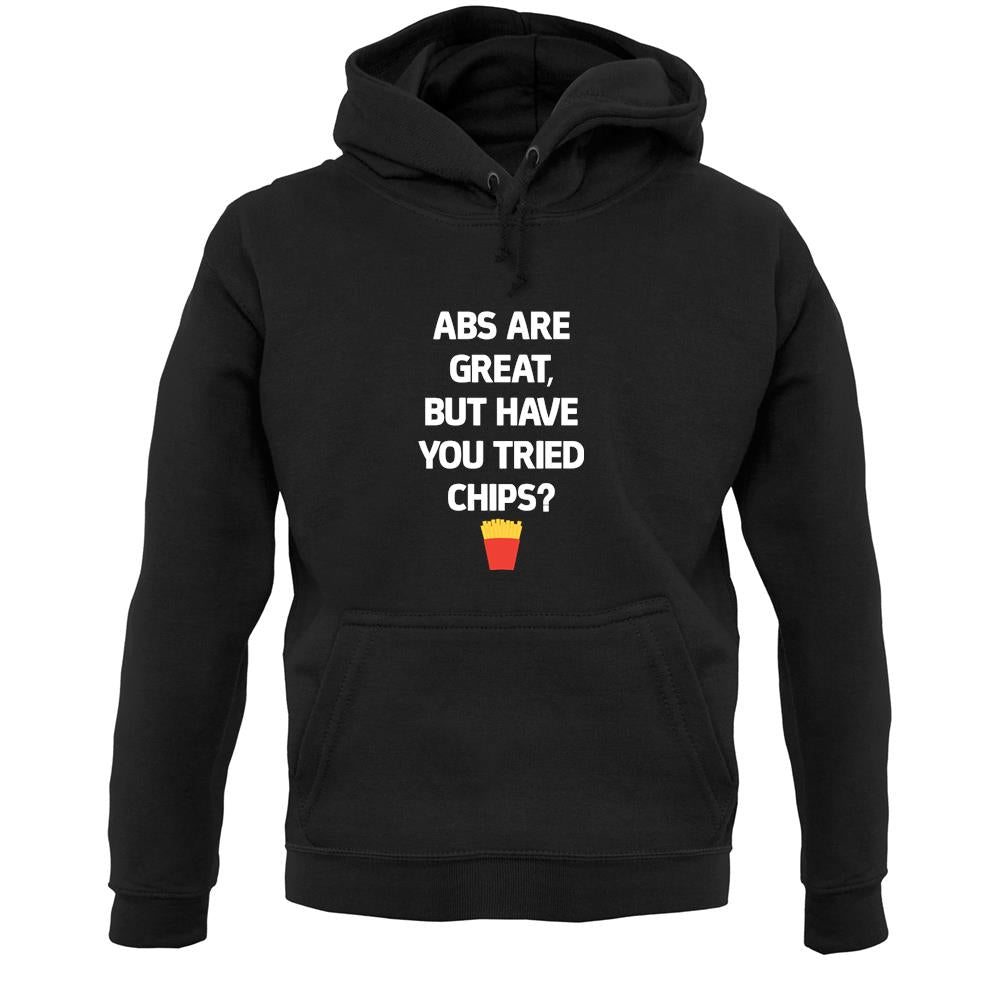 Abs Are Great, Chips Unisex Hoodie