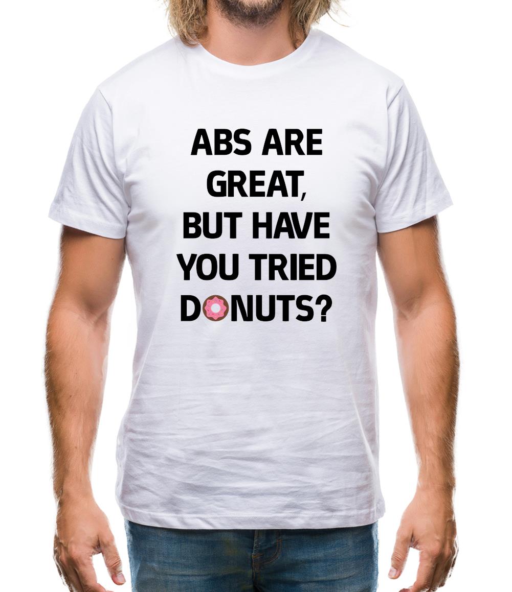 Abs Are Great, Donuts Mens T-Shirt