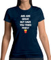 Abs Are Great, Fries Womens T-Shirt