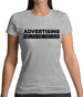 Advertising Helps Me Decide Womens T-Shirt