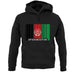 Afghanistan Barcode Style Flag unisex hoodie