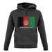 Afghanistan Barcode Style Flag unisex hoodie