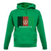 Afghanistan Barcode Style Flag unisex hoodie