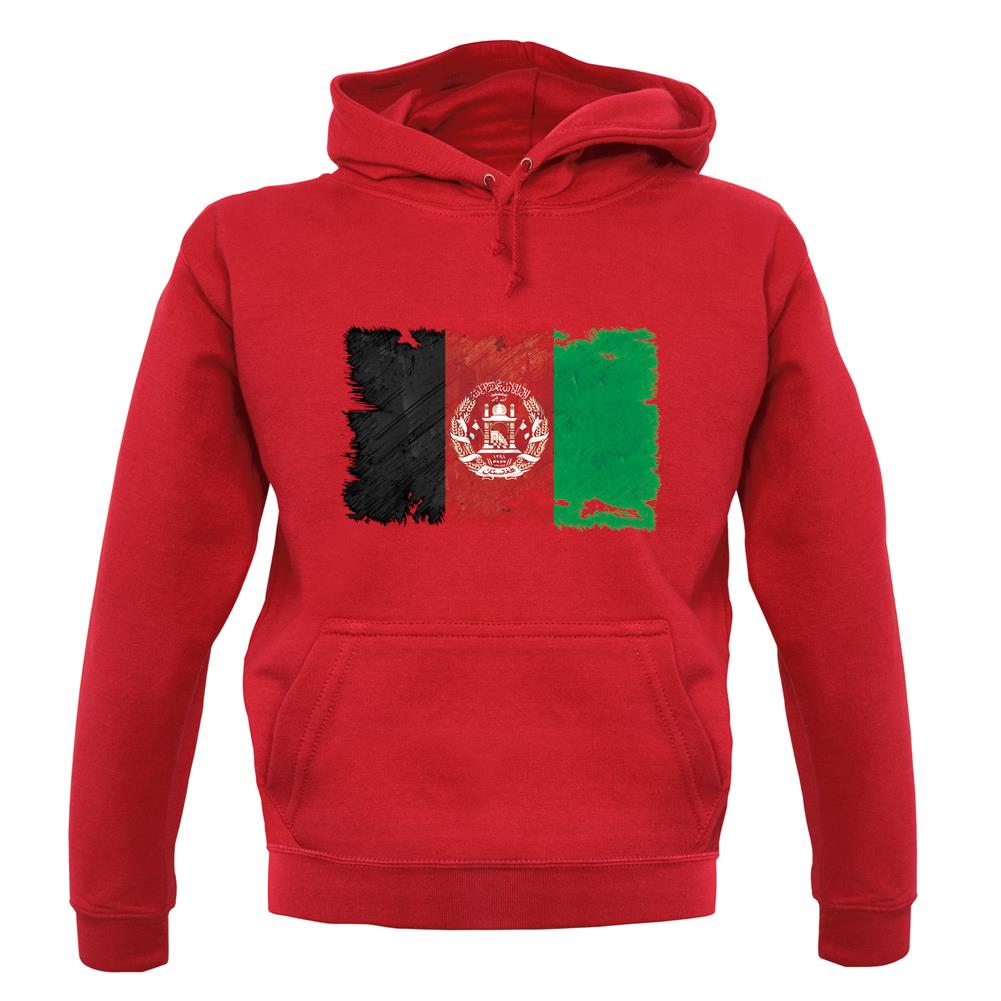 Afghanistan Grunge Style Flag unisex hoodie