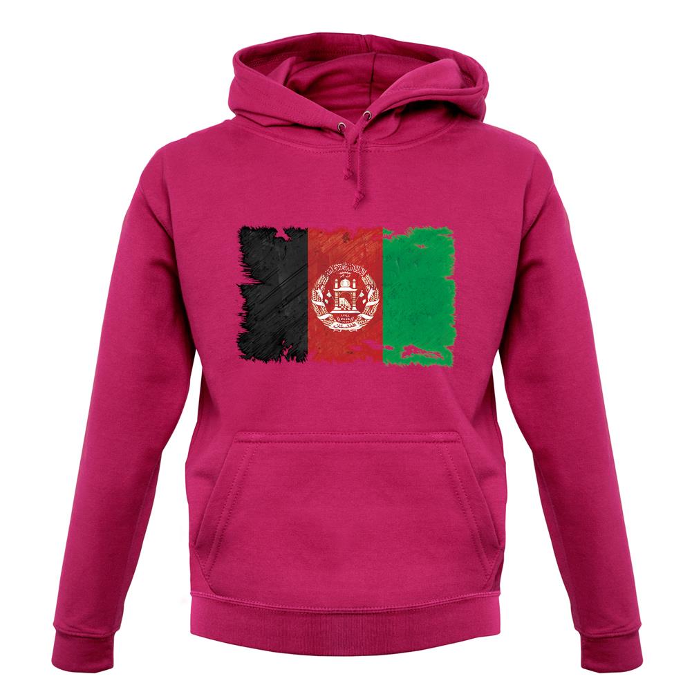 Afghanistan Grunge Style Flag unisex hoodie