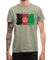 Afghanistan Grunge Style Flag Mens T-Shirt
