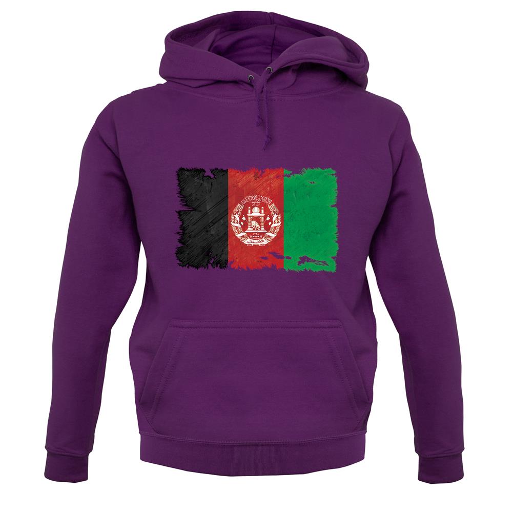Afghanistan Grunge Style Flag unisex hoodie