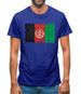 Afghanistan Grunge Style Flag Mens T-Shirt