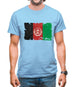 Afghanistan Grunge Style Flag Mens T-Shirt