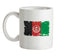 Afghanistan Grunge Style Flag Ceramic Mug
