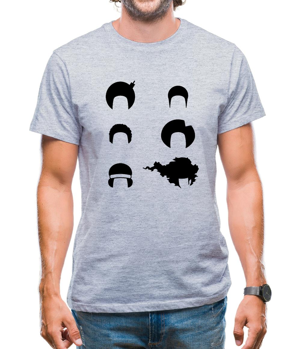 Afro Funky Hair Styles Mens T-Shirt