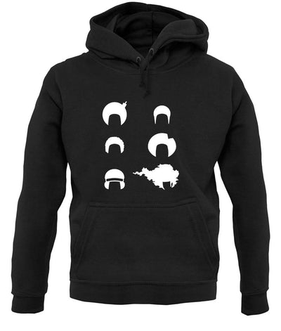 Afro Funky Hair Styles unisex hoodie