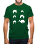 Afro Funky Hair Styles Mens T-Shirt