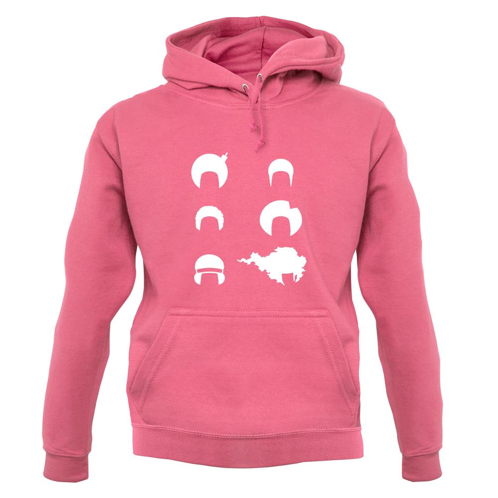 Afro Funky Hair Styles unisex hoodie