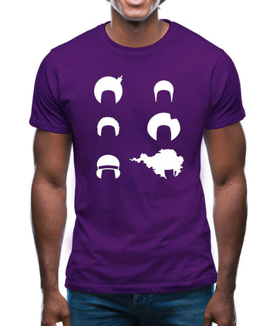 Afro Funky Hair Styles Mens T-Shirt