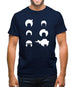 Afro Funky Hair Styles Mens T-Shirt