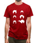 Afro Funky Hair Styles Mens T-Shirt