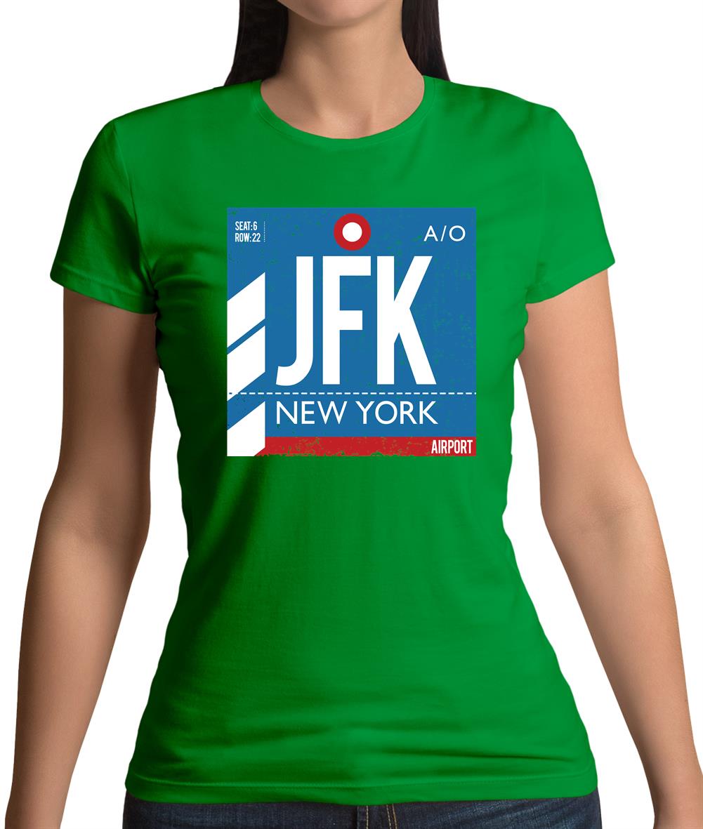 New York Airport Womens T-Shirt
