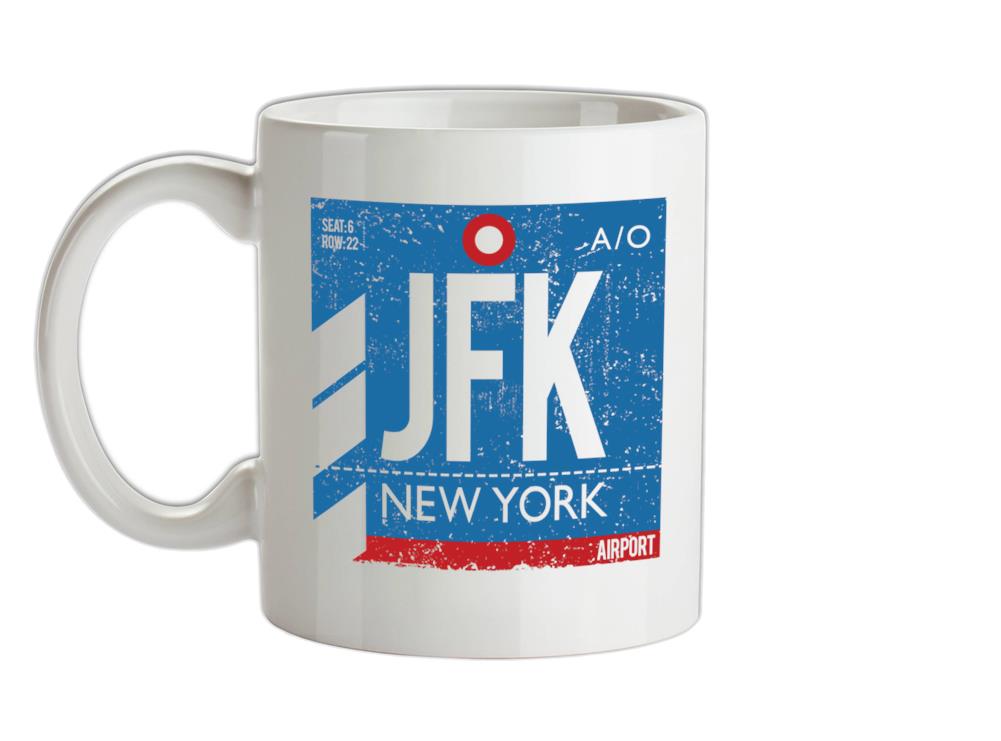 New York Airport Ceramic Mug