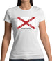 Alabama Barcode Style Flag Womens T-Shirt