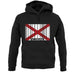 Alabama Barcode Style Flag unisex hoodie