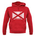 Alabama Barcode Style Flag unisex hoodie