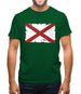 Alabama Grunge Style Flag Mens T-Shirt