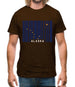 Alaska Barcode Style Flag Mens T-Shirt