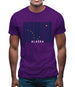 Alaska Barcode Style Flag Mens T-Shirt