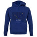 Alaska Barcode Style Flag unisex hoodie