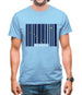 Alaska Barcode Style Flag Mens T-Shirt