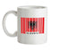 Albania Barcode Style Flag Ceramic Mug