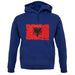 Albania Grunge Style Flag unisex hoodie