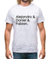 Alejandro & Daniel & Fabian Mens T-Shirt