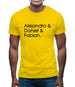 Alejandro & Daniel & Fabian Mens T-Shirt