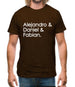 Alejandro & Daniel & Fabian Mens T-Shirt