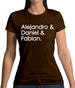 Alejandro & Daniel & Fabian Womens T-Shirt