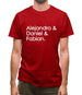 Alejandro & Daniel & Fabian Mens T-Shirt