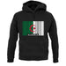 Algeria Barcode Style Flag unisex hoodie