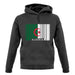 Algeria Barcode Style Flag unisex hoodie