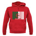 Algeria Barcode Style Flag unisex hoodie