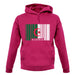 Algeria Barcode Style Flag unisex hoodie