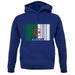 Algeria Barcode Style Flag unisex hoodie