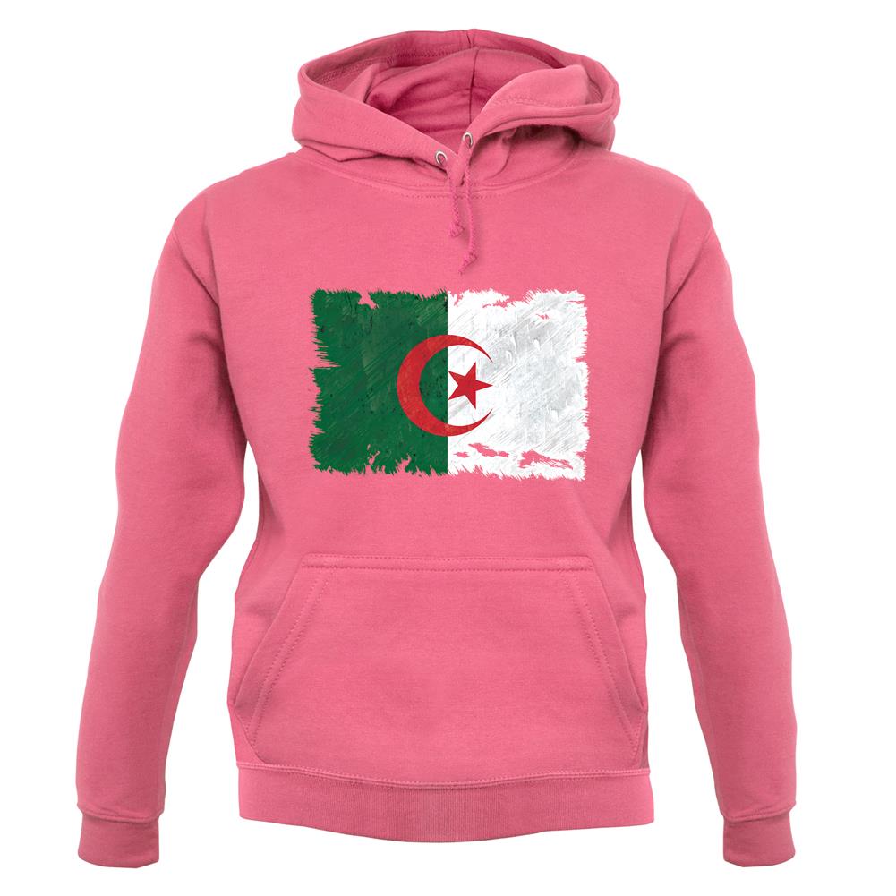 Algeria Grunge Style Flag unisex hoodie