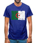 Algeria Grunge Style Flag Mens T-Shirt