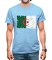 Algeria Grunge Style Flag Mens T-Shirt