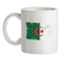 Algeria Grunge Style Flag Ceramic Mug