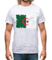 Algeria Grunge Style Flag Mens T-Shirt