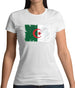 Algeria Grunge Style Flag Womens T-Shirt